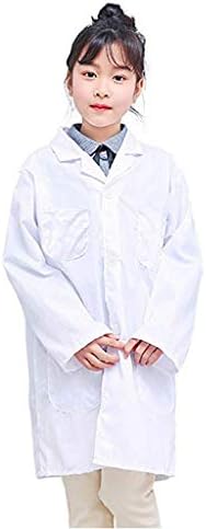 תינוק בנות בני חורף מעיל ילדי להראות כפתורי כיסים ארוך שרוול לבן מעיל חולצה חולצות ילדים של מעיל