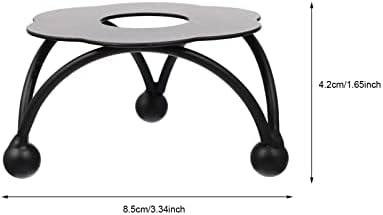Sewroro כלי רב -תכליתי תנור שעווה שווה שחור מתכת שעווה חותם תנור איטום שעווה עמדת עמד