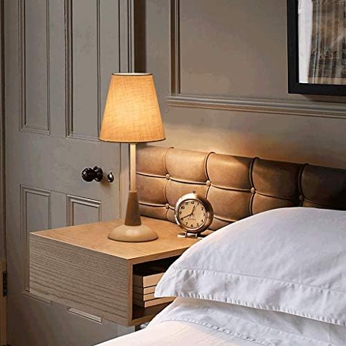 FKSDHDG מנורת שולחן חדר שינה מיטה מיטה יצירתית פשוט מודרני מודרני חם חם מבד נורדי מיטה דקורטיבי