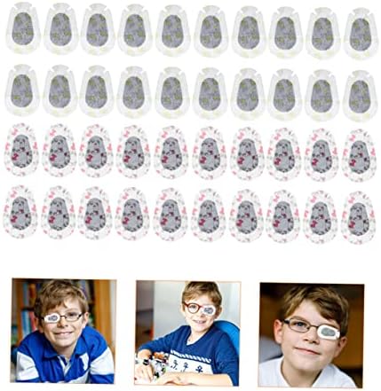 מרפא 200 גיליונות עיניים של ילדים למסיכת עיניים עצלה לילדים טלאי עיניים עצלנות מכסה עין עין ניידים טלאי עיניים