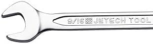 Jetech 1-1/8 אינץ 'מפתח ברגים-ברגים בכיתה תעשייתית עם עיצוב 12 נקודות, קיזוז של 15 מעלות, עשוי מפלדת