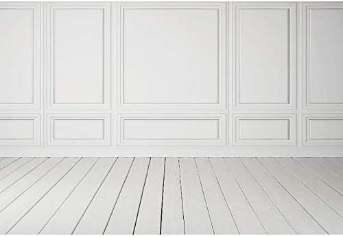לייאקו 10 על 8 רגל סגנון קלאסי לבן אפור קיר רצפת עץ רקע צילום חדר ריק רקע אדריכלי חדר פנים