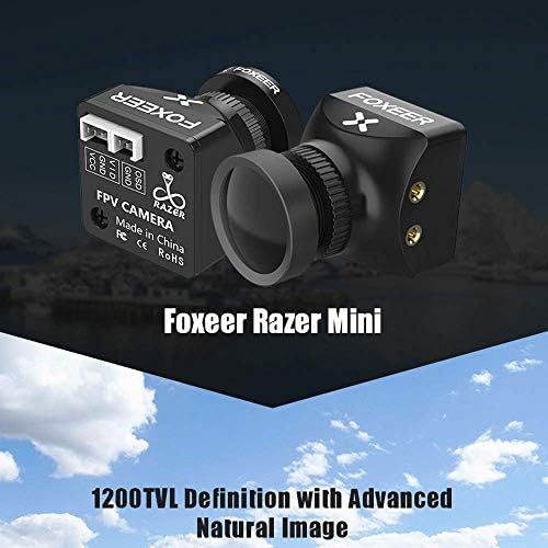 FPV מצלמת Foxeer Razer Mini 1/3 CMOS HD 5MP 2.1 ממ עדשה 1200TVL 16: 9 PAL/NTSC תמיכה ניתנת להחלפה