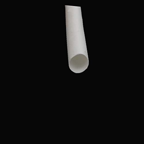 אורך X-DREE 3.3ft 5 ממ דיה פנימי פוליאולפין מבודד חום מבודד צינור צינור חוט גלישה לבן (3.3