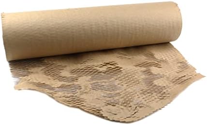 נייר אריזה של Crapyt להזיז 15.75 × 164 רגל נייר אריזה חלת דבש מתאים לאריזה והובלת קרמיקה כמו כוסות,