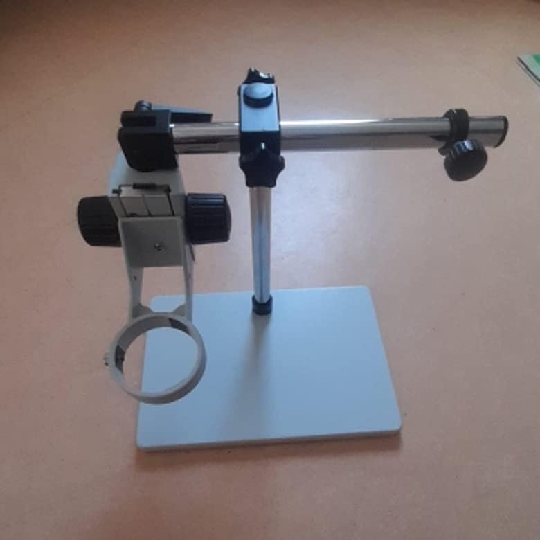 סוגר זרוע מחזיק מעמד מצלמה המשקפת המשקפת מיקרוסקופ תעשייתי 76 ממ אוניברסלי 360 מסתובב שולחן עבודה