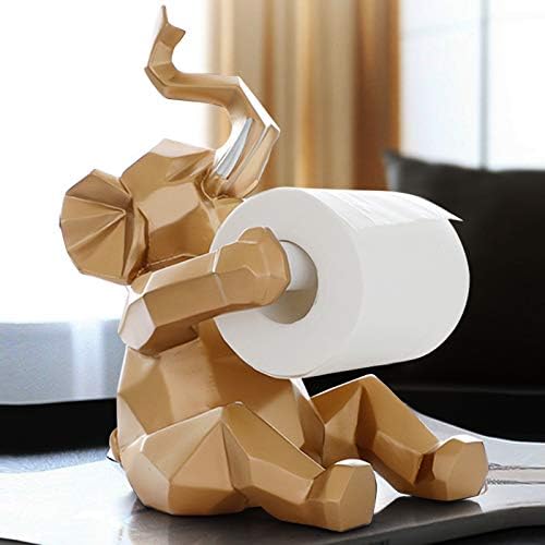 פסל ראש חיה חמוד פסל תלייה מחזיק רקמות קיר קיר בית עיצוב בית גליל נייר נייר מחזיק קופסא מתנה