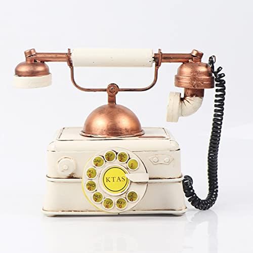 טלפון עתיק של Myaoubed, וינטג 'טלפון קלאסי קלאסי קלאסי טלפון לעיצוב משרד מלונות ביתי