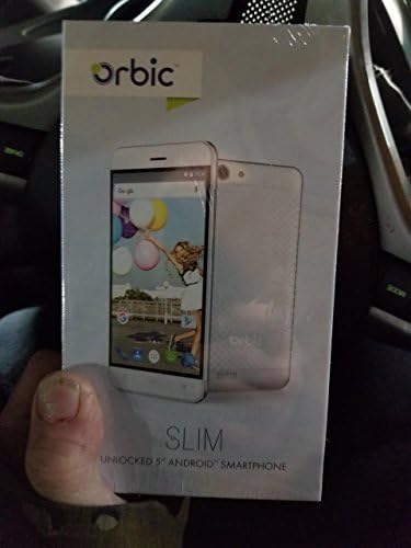 Orbic RC501LS רזה לא נעול 5 כסף סמארטפון אנדרואיד