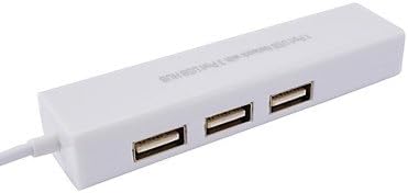 480 מגהביט לשנייה מהירה USB2.0 3Port Hub+1port USB רשת USB2.0/1.1 הוא אוניברסלי, לבן