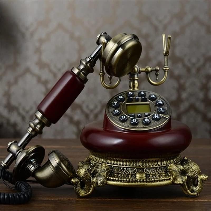 Lhllhl עתיק טלפון קבוע מתקשר בית זיהוי קווי שרף טלפון וחיקוי מתכת חוג