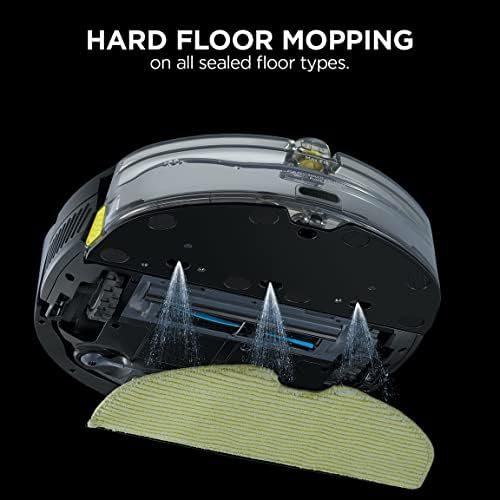 כריש AI Robot Vacuum & Mop, שחור/כסף