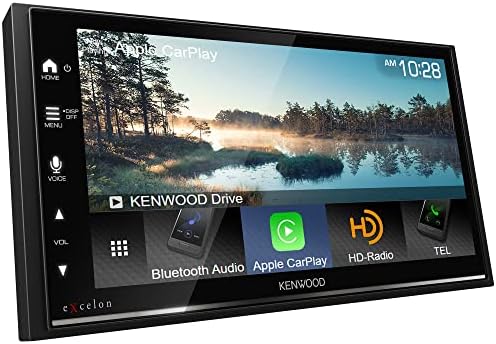 Kenwood DMX809S Excelon 6.95 אינץ 'מסך מגע קיבולי, סטריאו לרכב, Carplay ו- Android Auto, Bluetooth,