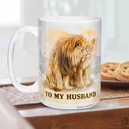 קוזמוז לעורר כדי שלי בעלי ספל האריה זוג קפה ספל-יום הולדת חג המולד מוטיבציה ספל מתנות לבעל-הטוב ביותר