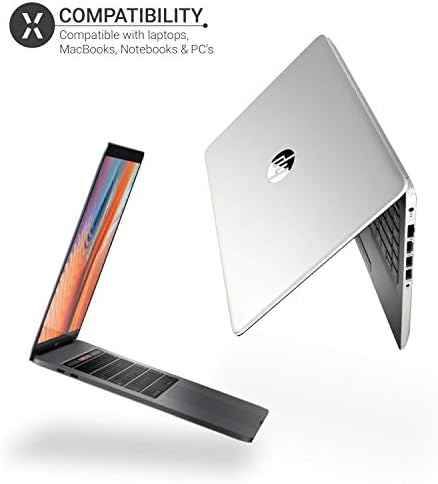 יציאת מחשב נייד של Olixar מכסה כיסוי אנטי -אבק USB - כובעי USB -A & USB -C למחשבים ניידים, MacBooks, מחברות