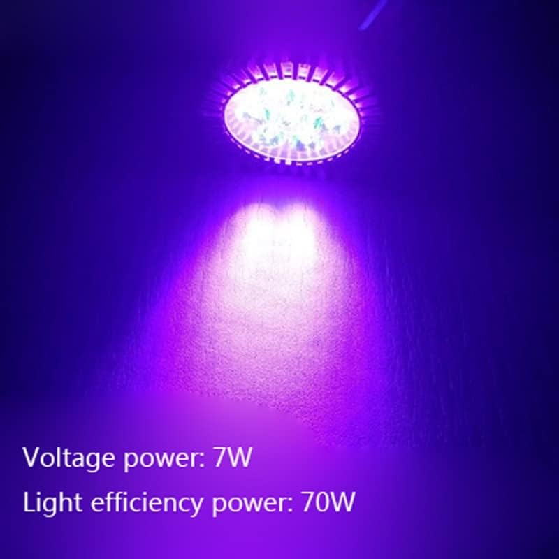 E27 אור אולטרה סגול דבק UV דבק LED מנורת ריפוי 365NM 405NM 395NM לדבק ללא צל דבק ירוק שמן ירוק