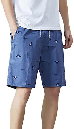 דחיפת מכנסיים קצרים לבגדים פנאי ריצה קלה מטען כותנה מכנסי קיץ קצרים של מכנסיים קצרים וינטג 'ספורט