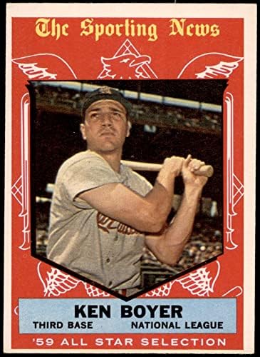 1959 Topps 557 All-Star Ken Boyer St. Louis Cardinals Ex/MT Cardinals