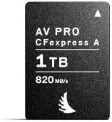 Angelbird - Av Pro Cfexpress סוג כרטיס זיכרון - 1 TB - קיבולת הגדולה ביותר - מצלמות אלפא של סוני -