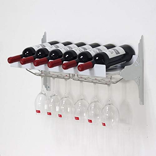 פשטות יצירתית מתכת ברזל מחושל רכוב על כוס יין מתלה מכוס יין מארגן מתלה ספל מחזיק ארון J1117, PIBM, שחור