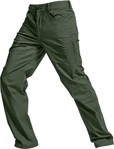 מכנסיים טקטיים של CQR גברים מכנסיים טקטיים, מכנסי מטען ריפסטופ עמידים במים, מכנסי עבודה חיצוניים