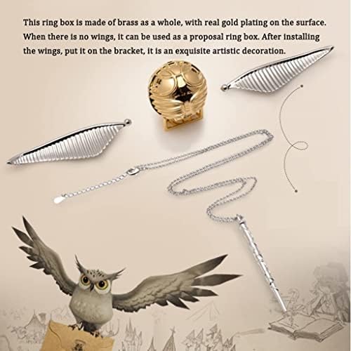 Chilechuan Golden Thief Flyess Box Box תכשיטים יצירתיים, הצעה דקורטיבית כנפי מתנה יצירת