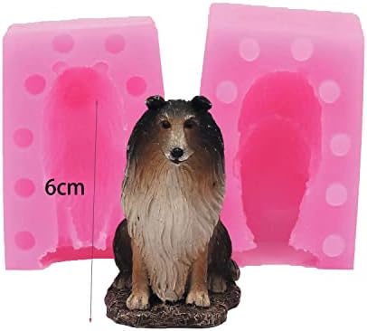 תבניות כלבים שוקולד תבניות סבון כלבים סיליקון סיליקון תבניות כלב נושא כלב עובש סיליקון פונדנט כלב