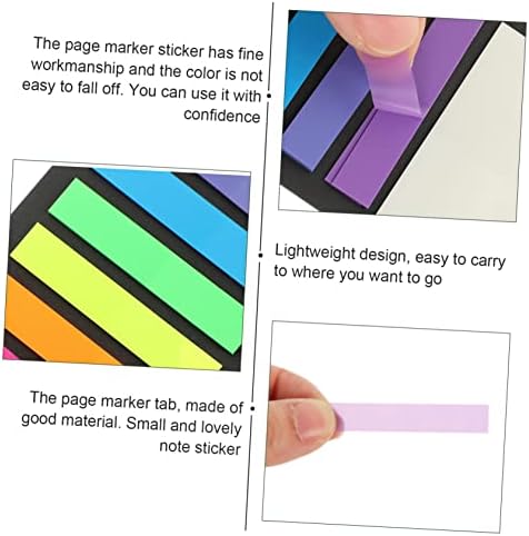2 יחידות 4 אולטרה דק מדבקות צבעוני כרטיסיות נשלף תוויות צינור קלטת ברור כרטיסיות עבור ספרי ספר תגיות