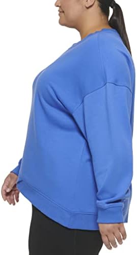 קלווין קליין ביצועים לנשים פלוס גודל גודל שברון שברון סוודר סוודר בכתפיים