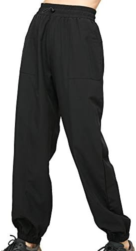 J.ing Jogger עם כיסי צד, מכנסי טרנינג ייבוש מהיר, מכנסיים אתלטיים ליוגה, ריצה, אימון