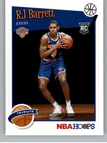 2019-20 Panini Hoops 298 RJ Barrett New York Knicks RC טירון NBA כרטיס מסחר בכדורסל