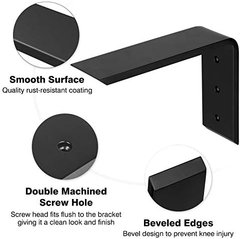 סוגר תמיכה של משטח השולחן של לוקין 6 x 8 אינץ