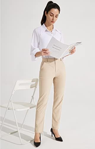 מכנסי גולף לנשים ליבין מכנסיים קלים מכנסיים משרדים מזדמנים מכנסיים עסקיים