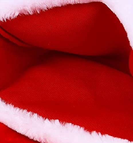 חג המולד סנטה כובעי דלוקס סנטה כובעי חג המולד סנטה קלאוס בתפזורת מסיבת כובעי למבוגרים נשים