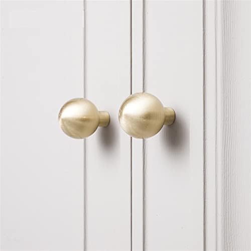 Gruni עגול כדורים שידה כפתורים משיכה מושך ידיות ידית דלת ארון ידית חומרת מטבח זהב פשוטה משיכה 1 pcs