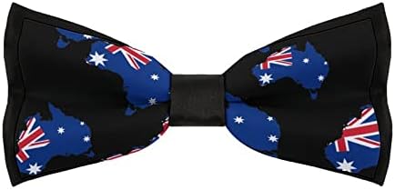 Forsjhsa מפת דגל אוסטרלי מפת עניבות קשת לפני גברים מראש