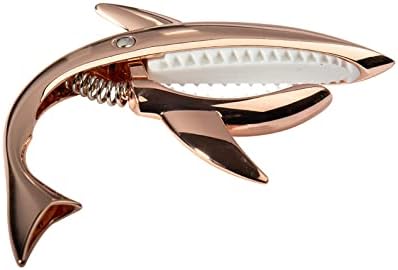 לעודד אבץ סגסוגת גיטרה קאפו חמוד כריש צורת קאפו עם תיק נשיאה עבור קלאסי חשמלי גיטרה וגיטרה, מתנה אידיאלית