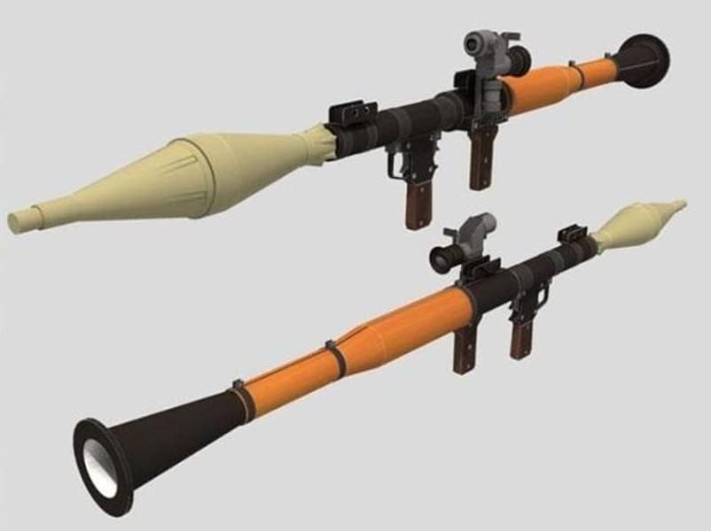 1: 1 בקנה מידה מאפיה - 7 רקטות משגר נשק 3 ד נייר דגם ערכת צעצוע ילדים מתנות