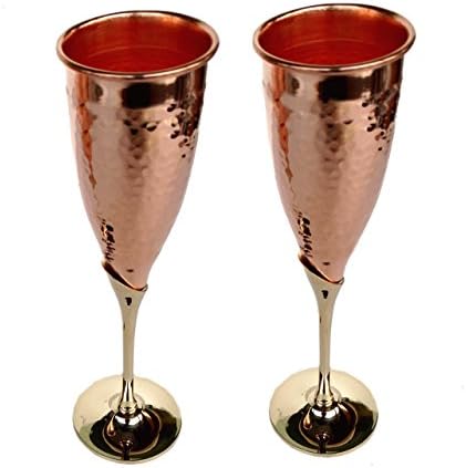 רסטוגי עבודות יד טהור נחושת יין זכוכית כלי שולחן בר מלון מסעדה הגשת יין ויסקי קוקטייל גביע סט של