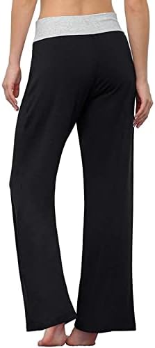 מכנסי זיעה של ג'ורסה נמתחים מכנסי יוגה מותניים גבוהים המותניים המותניים האלסטיים שרוך מכנסי טרנינג