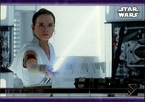 2020 Topps מלחמת הכוכבים עלייה של Skywalker Series 2 Purple 39 חישה את כרטיס המסחר של Kylo Ren Rey