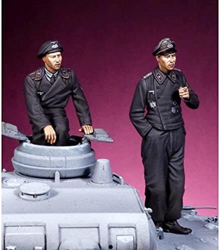 1/35 טנק גרמני חיילים של מלחמת העולם השנייה אינו מורכב לא צבוע שרף דגם ערכת מיניאטורי / / 8170