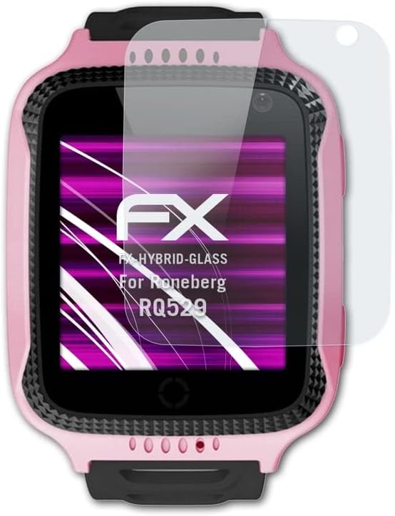 אטפולקס סרט מגן מזכוכית מפלסטיק תואם למגן זכוכית Roneberg RQ529, 9 שעות מגן מסך זכוכית היברידי