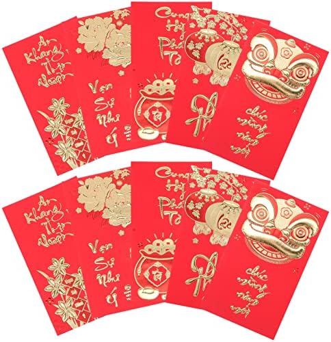 סטובוק 42 יחידות סיני כסף מעטפות הסיני חדש שנה אדום מעטפות 2023 ארנב אביב פסטיבל כסף מעטפות מזל כסף מנות