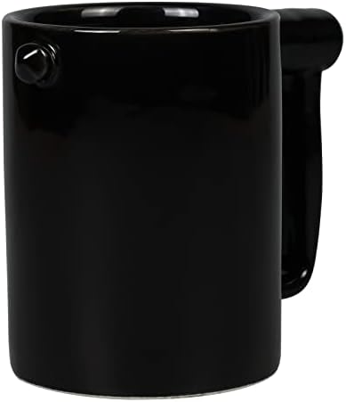 קרמיקה קפה ספל עם מקדחה חשמלית ידית ייחודי מכונאי כוס ספל מתנות לגברים אבא הבעל בת בן אשתו 15 עוז