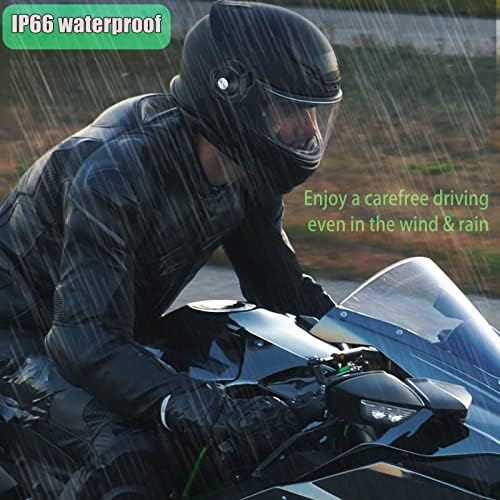 Benexbesdi אופנוע אופנוע אלחוטית קסדת עצם קסדת קסדת קסדת בלוטות 'אטומה למים עם מיקרופון קסדת Bluetooth