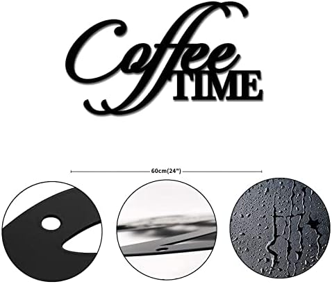 שלט מתכת זמן קפה קפה קפה קפה בר קפה מותאם אישית לברזל קיר קיר קיר פסל יצירות אמנות שלט קלטות עסקיות