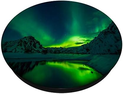איסלנד אורורה בוריאליס אורות צפון אורות יופי מדהימים פופגריפ: אחיזה הניתנת להחלפה לטלפונים וטאבלטים