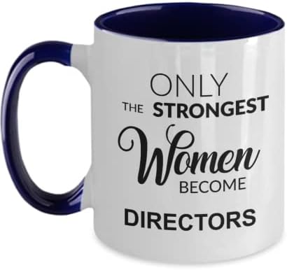 מתנות מנהלות לנשים רק הנשים החזקות ביותר הופכות למנהלות ספל כוס קפה דו-גוניות