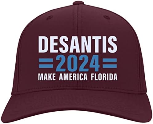 Urvog desantis 2024 הפוך את America Florida Twill Cap - כובע Snapback בעל פרופיל גבוה